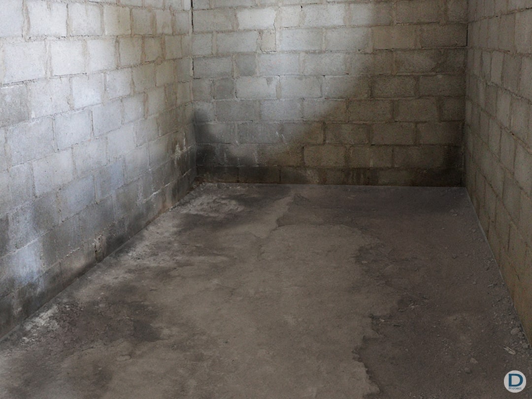 Garage enterré humide